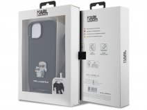 Karl Lagerfeld Ikonik Duo Necklace Case - iPhone 15 Plus Hoesje met Koord