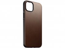 Nomad Modern Leather Case Bruin - iPhone 15 Plus hoesje