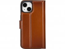 Solidenz Top Grain Leather Wallet Cognac - iPhone 15 Plus Hoesje Leer