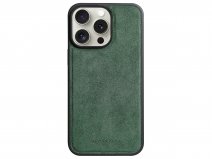 Alcanside Alcantara MagSafe Back Case Groen - iPhone 15 Pro hoesje