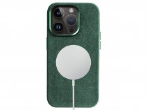 Alcanside Alcantara MagSafe Case Groen - iPhone 15 Pro hoesje