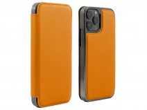 Greenwich Blake MagSafe Leather Folio Arancia Orange - iPhone 15 Pro Hoesje