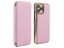 Greenwich Blake MagSafe Leather Folio Blossom Pink - iPhone 15 Pro Hoesje