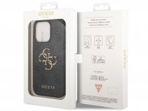 Guess Big 4G Monogram Case Grijs - iPhone 15 Pro hoesje