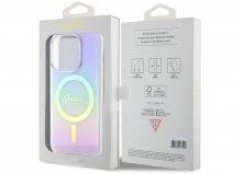 Guess Rainbow MagSafe TPU Case - iPhone 15 Pro hoesje