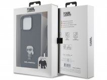 Karl Lagerfeld Ikonik Karl Necklace Case - iPhone 15 Pro Hoesje met Koord