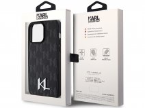 Karl Lagerfeld Metal Monogram Case - iPhone 15 Pro hoesje