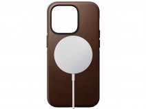 Nomad Modern Leather Case Bruin - iPhone 15 Pro hoesje