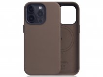 SLG Design D5 Calf Skin MagSafe Case Etoupe - iPhone 15 Pro hoesje