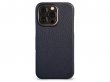 Vaja V-Mag Leather Case Donkerblauw - iPhone 15 Pro