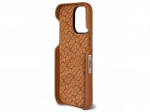 Vaja V-Mag Leather Case MagSafe Cognac - iPhone 15 Pro Hoesje Leer