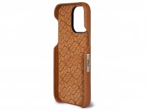 Vaja 2in1 Wallet Leather Case MagSafe Cognac - iPhone 15 Pro Hoesje Leer