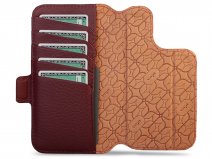 Vaja V-Mag Wallet Wrap Rood - iPhone 15 Pro Omslag met Pashouder