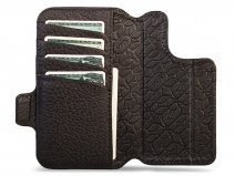Vaja V-Mag Wallet Wrap Zwart - iPhone 15 Pro Omslag met Pashouder