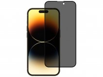 iPhone 15 Pro Privacy Screenprotector Glas Edge to Edge Full Cover