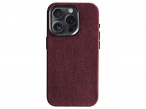 Alcanside Alcantara MagSafe Case Wine Red - iPhone 15 Pro Max hoesje