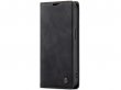 CaseMe Vintage Slim Bookcase Zwart - iPhone 15 Pro Max hoesje