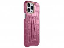 Gatti Cardholder Alligator Case iPhone 15 Pro Max hoesje - Pink Camellia/Rose Gold