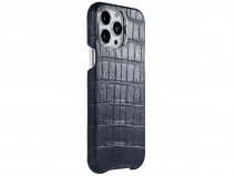 Gatti Classica Alligator Case iPhone 15 Pro Max hoesje - Blue Navy/Steel