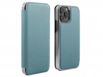 Greenwich Blake MagSafe Leather Folio Tahiti Blue - iPhone 15 Pro Max Hoesje