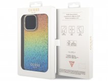 Guess Faceted Rainbow TPU Case - iPhone 15 Pro Max hoesje