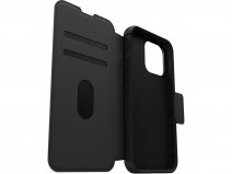 Otterbox Strada Leather MagSafe Folio Zwart - iPhone 15 Pro Max hoesje