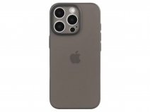Silq Ultra Slim iPhone 15 Pro Max hoesje Black Frost - Super Dunne Case 0,5mm