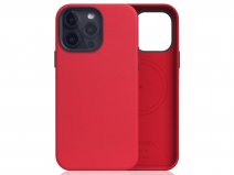 SLG Design D5 Calf Skin MagSafe Case Rose - iPhone 15 Pro Max hoesje