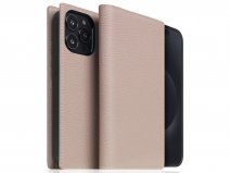 SLG Design D8 2in1 Leather Folio Light Cream - iPhone 15 Pro Max hoesje