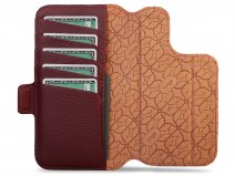 Vaja V-Mag Wallet Wrap Rood - iPhone 15 Pro Max Omslag met Pashouder