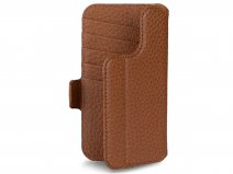 Vaja V-Mag Wallet Wrap Cognac - iPhone 15 Pro Max Omslag met Pashouder