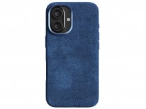 Alcanside Alcantara MagSafe Case Blauw - iPhone 16 hoesje