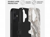 Burga Tough Case Snowstorm - Rugged Fashionable iPhone 16 Hoesje
