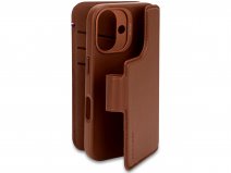 Decoded Leather Detachable Wallet Case Bruin - iPhone 16 hoesje