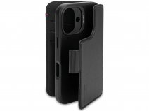 Decoded Leather Detachable Wallet Case Zwart - iPhone 16 hoesje