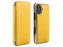 Greenwich Blake MagSafe Leather Folio Taurus Yellow - iPhone 16 Hoesje