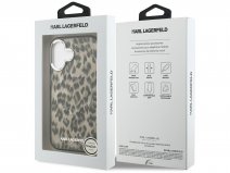 Karl Lagerfeld Leopard MagSafe Case - iPhone 16 hoesje