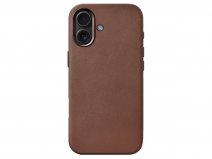 Woodcessories Bio Leather MagSafe Case Bruin - iPhone 16 hoesje