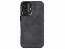 Alcanside Alcantara MagSafe Case Space Grey - iPhone 16 Plus hoesje