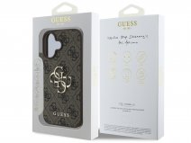 Guess Big 4G Monogram Case Bruin - iPhone 16 Plus hoesje