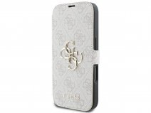 Guess Big 4G Monogram Bookcase Roze - iPhone 16 Plus hoesje