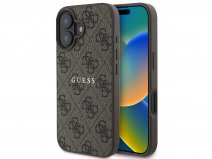 Guess Classic Monogram MagSafe Case Bruin - iPhone 16 Plus hoesje