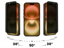 iPhone 16 Plus Privacy Screenprotector Glas Edge to Edge Full Cover
