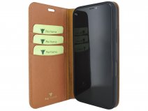 Piel Frama Leather Case Book Style Tan Bruin - iPhone 16 Pro hoesje