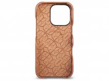 Vaja V-Mag Leather Case MagSafe Camel - iPhone 16 Pro Hoesje Leer