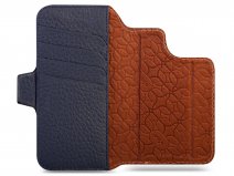 Vaja V-Mag Wallet Wrap Donkerblauw - iPhone 16 Pro Omslag met Pashouder