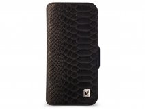 Vaja V-Mag Leather Wallet Case MagSafe Kobra - iPhone 16 Pro Hoesje Leer