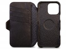 Vaja V-Mag Leather Wallet Napa Case MagSafe - iPhone 16 Pro Hoesje Leer