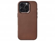 Woodcessories Bio Leather MagSafe Case Bruin - iPhone 16 Pro hoesje