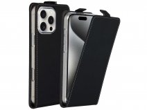 Accezz Flip Case Zwart - iPhone 16 Pro Max hoesje